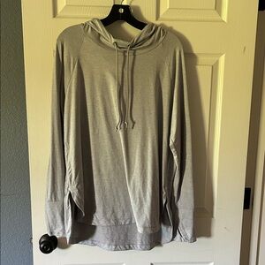 Athleta Uptempo Hoodie - Light Gray